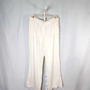 Karen Kane Off White 100% Tencel Pants Size XL